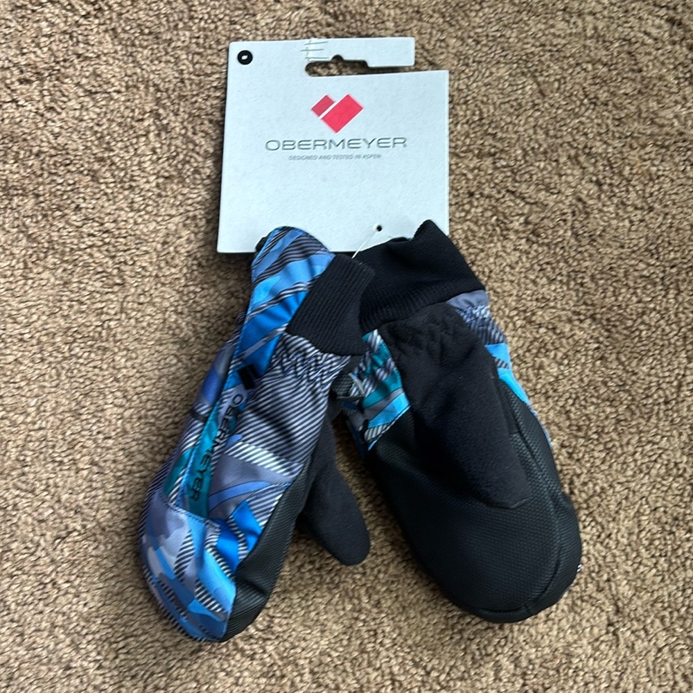 Kids Obermeyer Mittens size Medium, new with tags